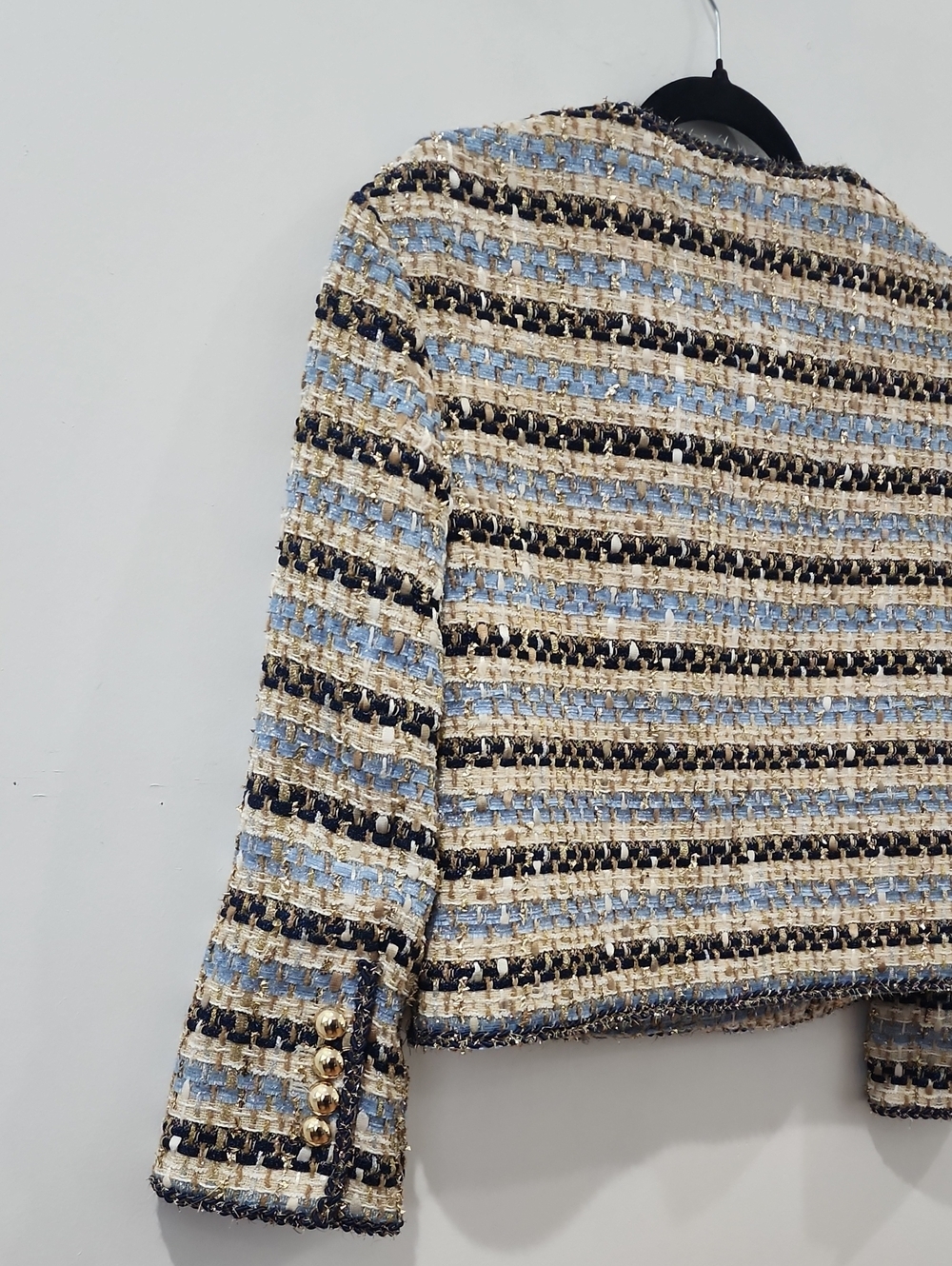 Veronica Beard Sumira Metallic Tweed Jacket - Picture 8 of 16